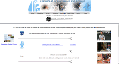Desktop Screenshot of cercle-escrime-reims.net